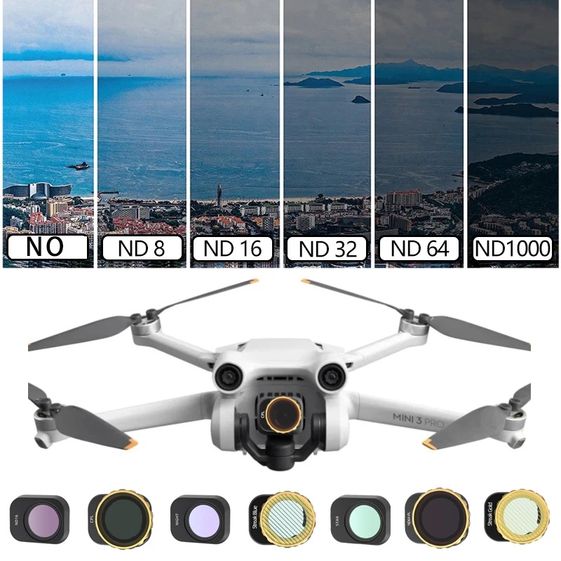 DJI 미니 3 프로 카메라 렌즈 필터 키트 MCUV  - Drone Kit With Camera 리뷰 및 가격